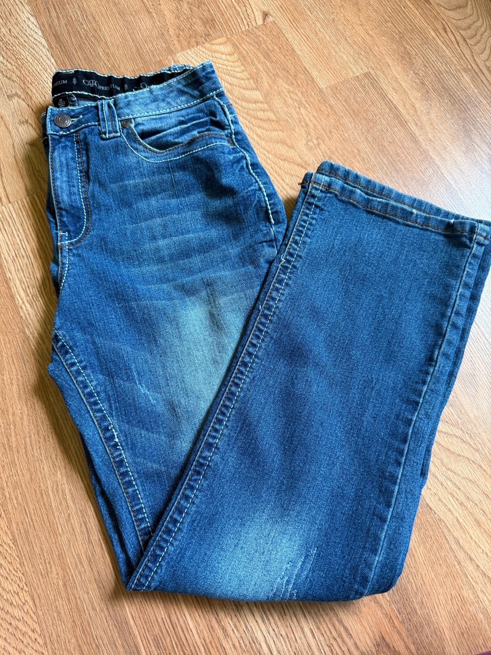 Cato Premium Dark Blue Straight-Leg Jeans 10P